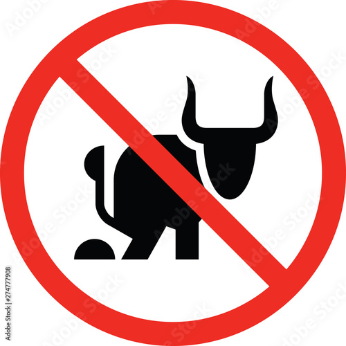 No Bullshit BS Vector Icon
