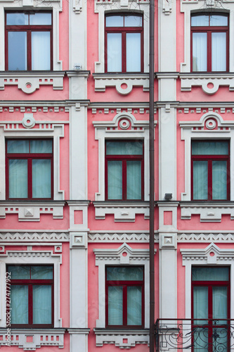 Windows. Ornament. Architecture. Buildings.