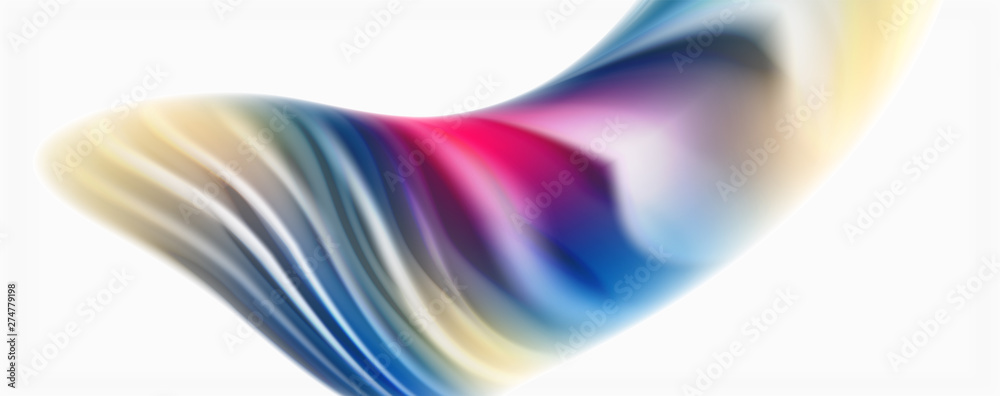 Color flowing waves, liquid conceptual abstract background Color flowing waves, liquid conceptual abstract background