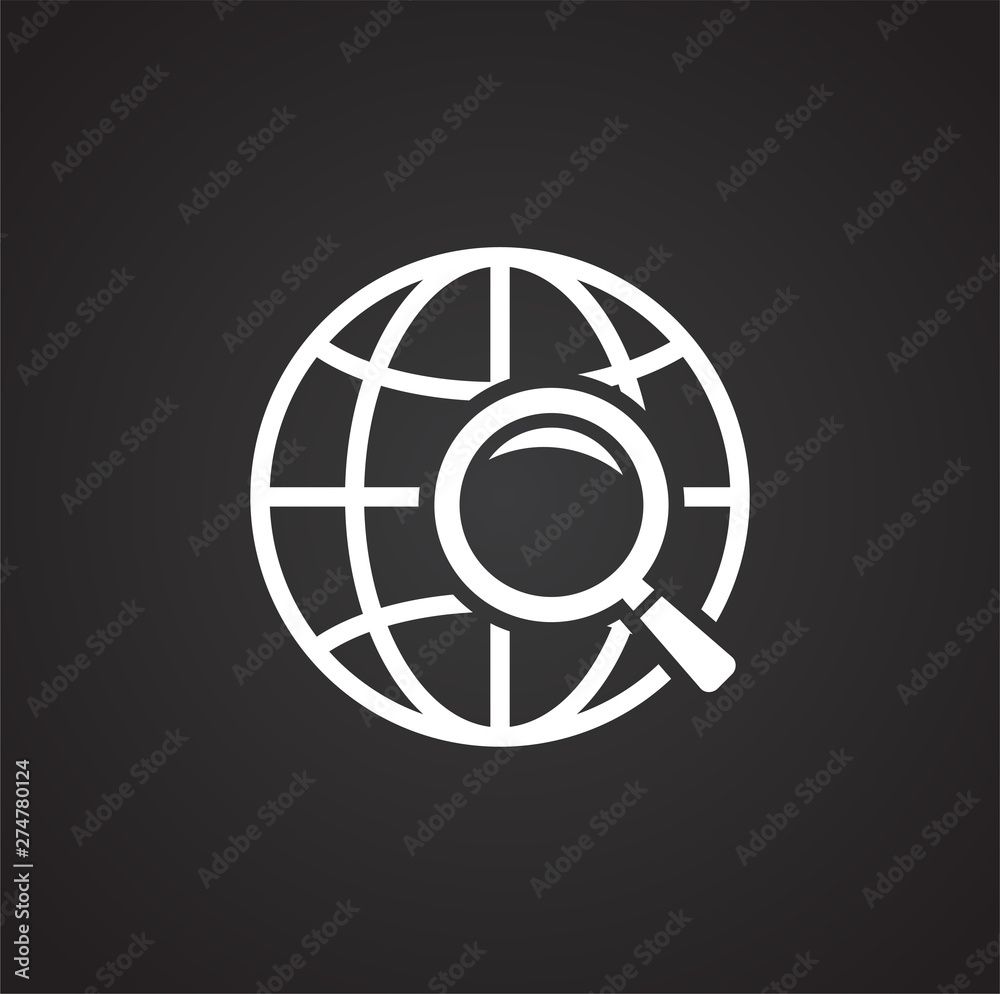 Search related icon on background for graphic and web design. Simple illustration. Internet concept symbol for website button or mobile app. Search related icon on background for graphic and web design. Simple illustration. Internet concept symbol for website button or mobile app.