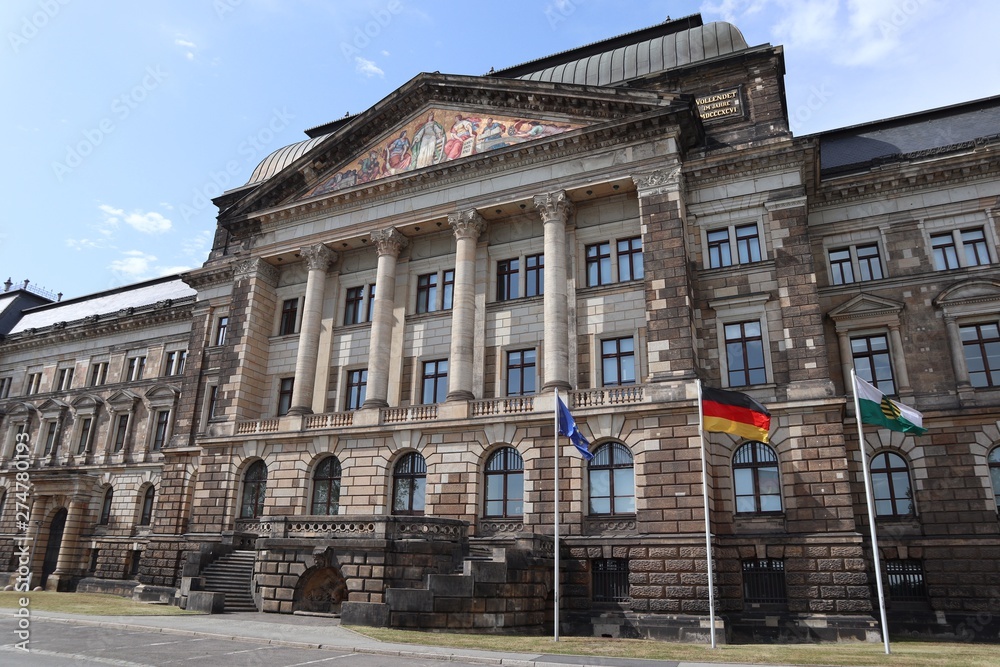 Obraz premium Dresden Neustadt Spaziergang Innere Äußere Neustadt 