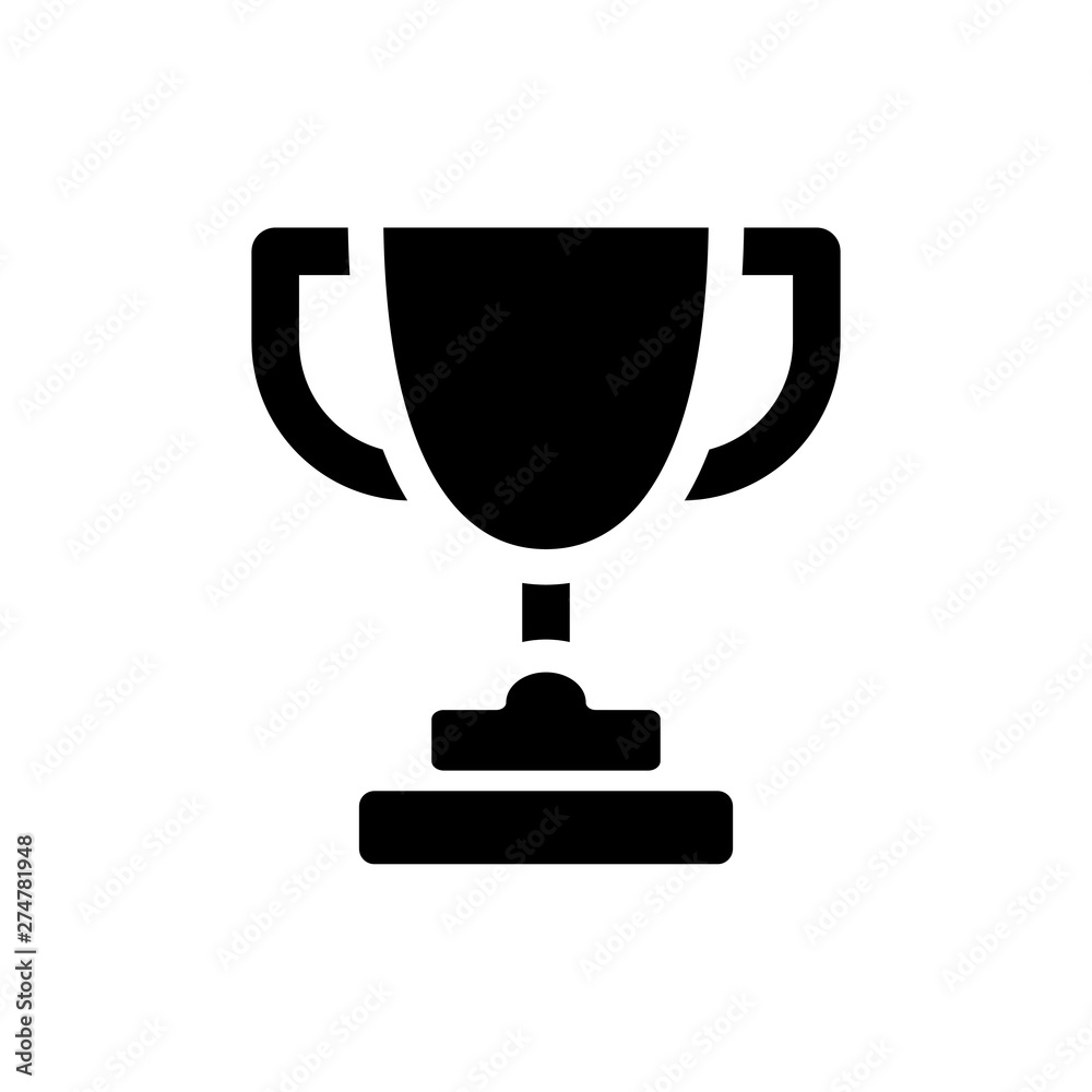 Trophy icon vector. champions cup icon illustration. Trophy icon vector. champions cup icon illustration.