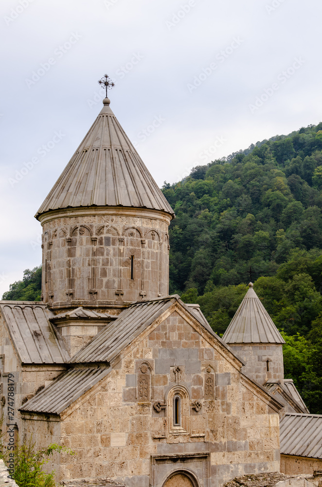 Fototapeta premium beautiful view to an old armenian Monastery in dilijan