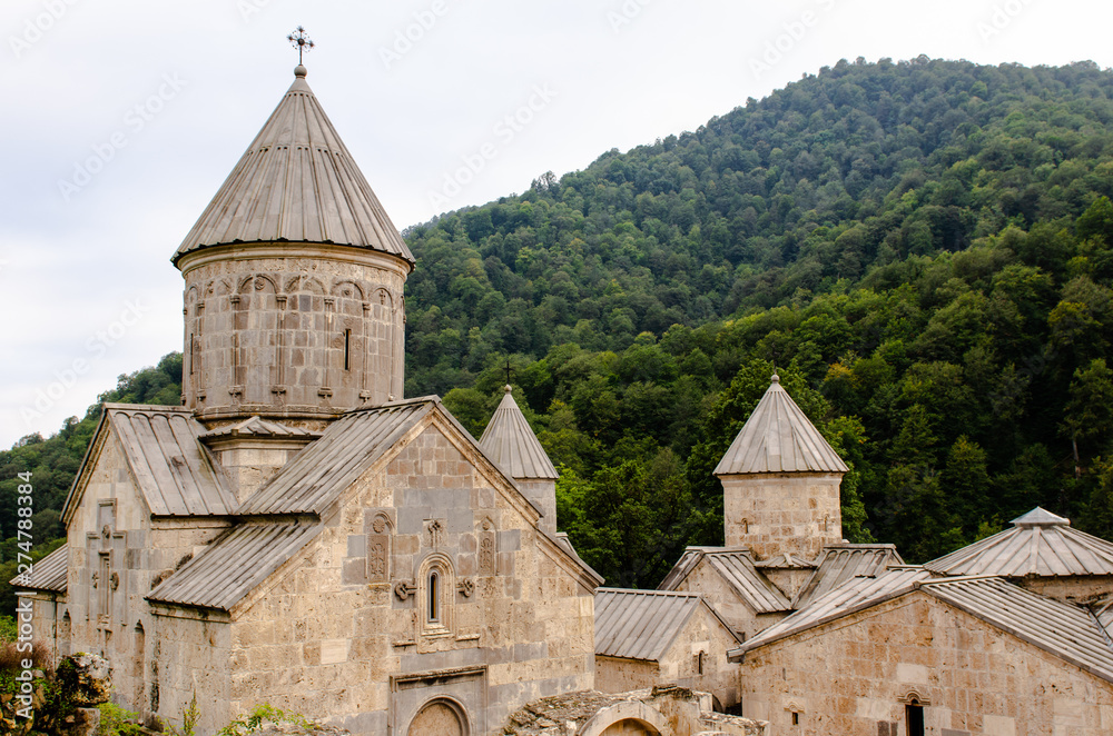 Fototapeta premium beautiful view to an old armenian Monastery in dilijan