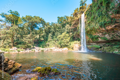 Panoramic view of the MisolHa waterfall in Chiapas, Mexico © JoseLuis