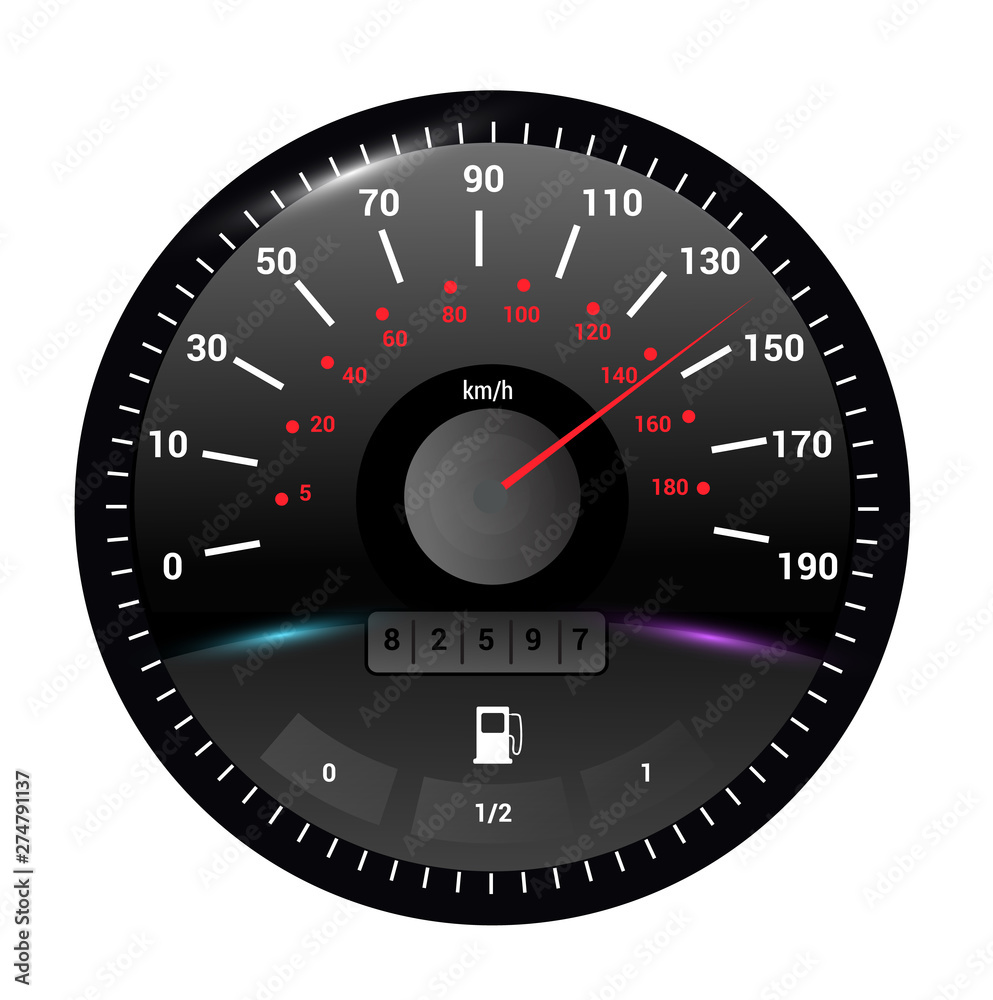 Speedometer vector car speed dashboard panel and speed-up power measurement design illustration set of speed-limit control technology with arrow or pointer isolated on white background Speedometer vector car speed dashboard panel and speed-up power measurement design illustration set of speed-limit control technology with arrow or pointer isolated on white background