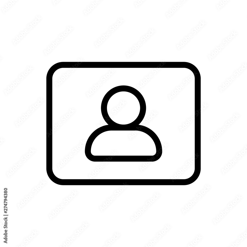 Photo, profile icon - Vector. Photo concept vector illustration. Photo, profile icon - Vector. Photo concept vector illustration.