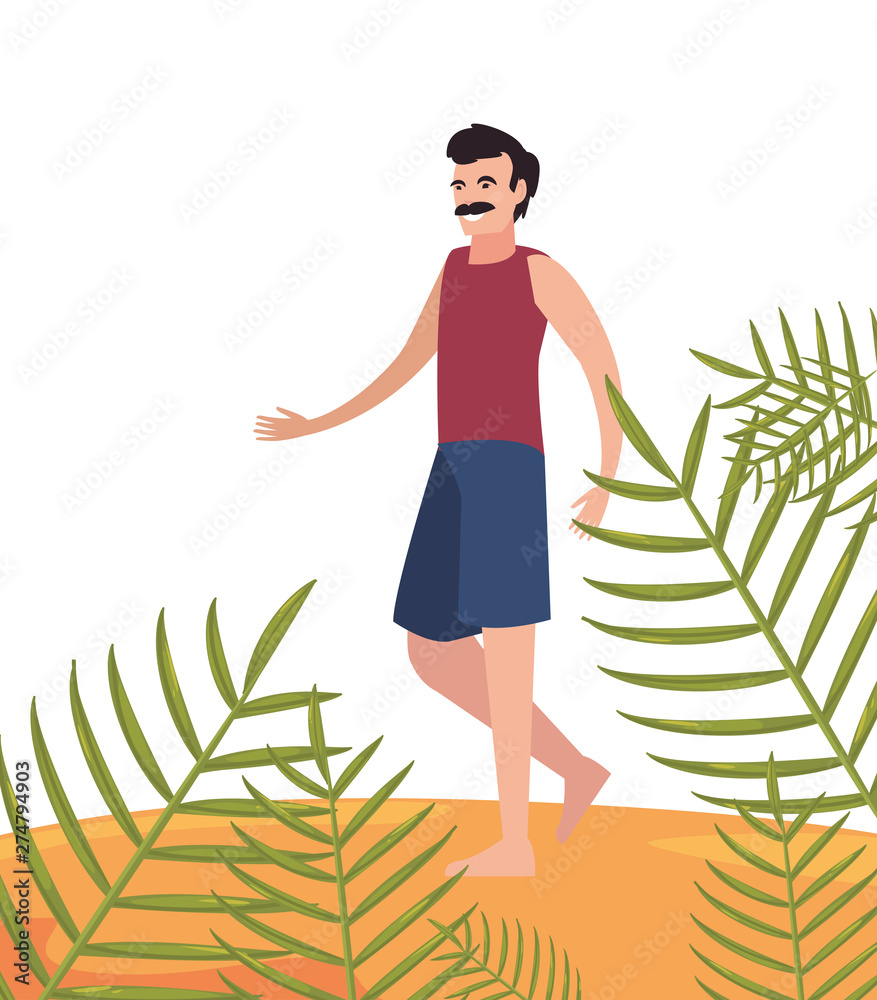 summer time people icon vector ilustration summer time people icon vector ilustration