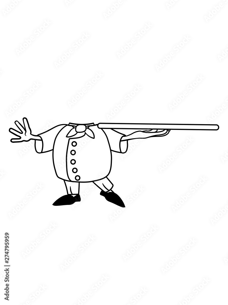 Obraz premium clipart kopflos tablet servieren kochen chef koch restaurant lecker essen gehen meister lustig comic cartoon design mann großer kopf hunger gourmet küche schürze grillen bbq