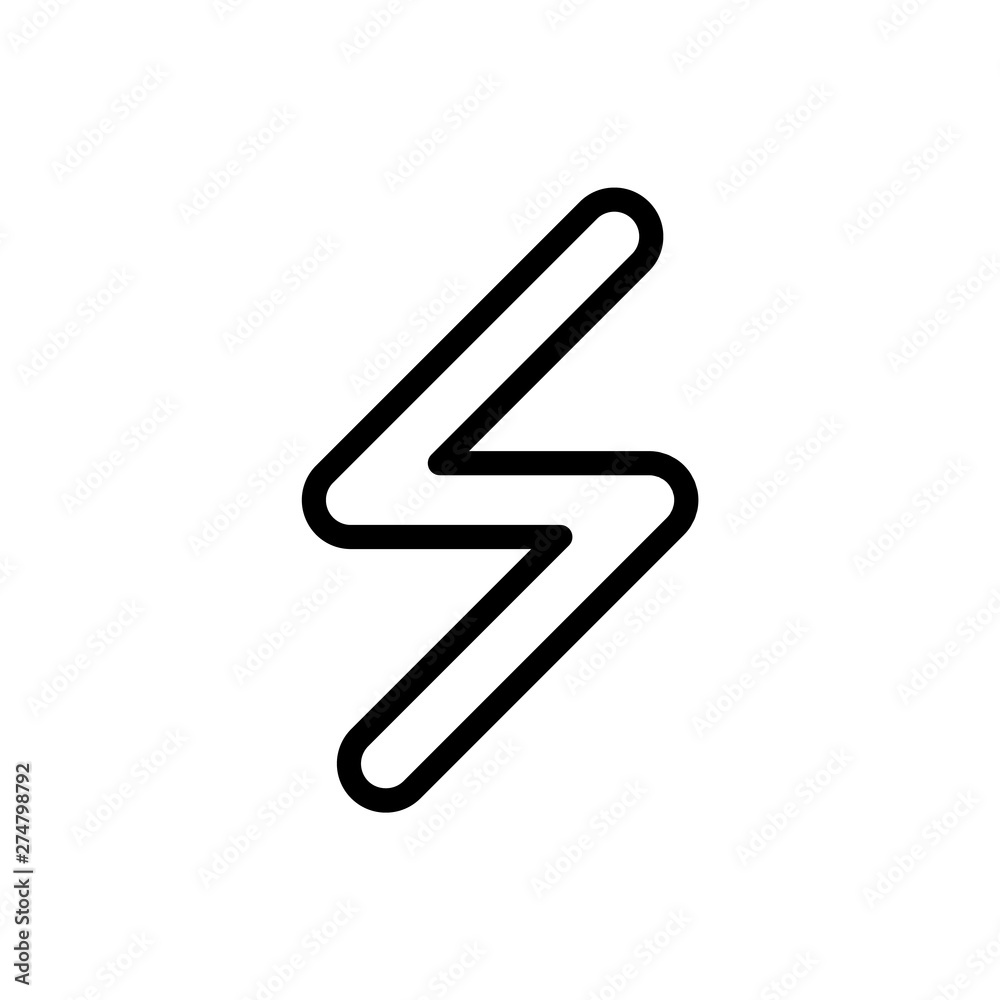 Flash, lighting icon - Vector. Photo concept vector illustration. Flash, lighting icon - Vector. Photo concept vector illustration.