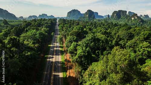 aerial view landscape of Tr...