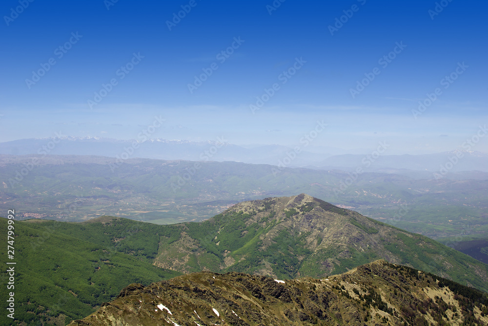 Fototapeta premium view of mountains