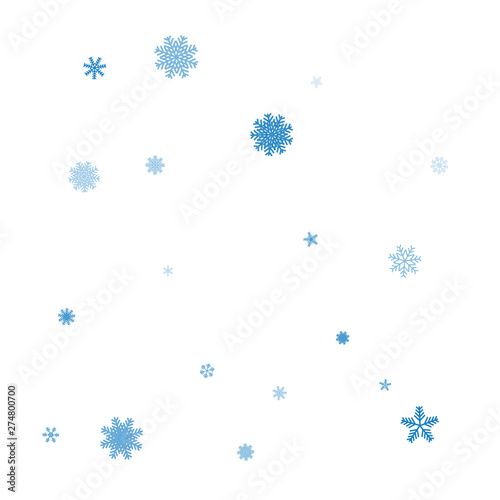 White and blue Christmas background. 