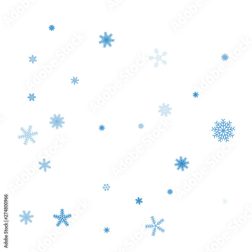  White and blue Christmas background. 