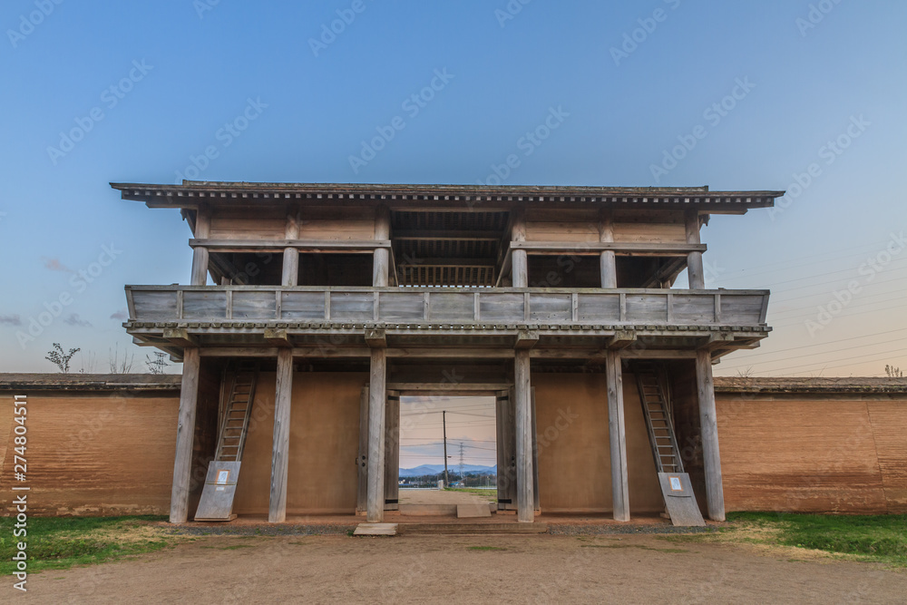 春の志波城跡の風景 春の志波城跡の風景