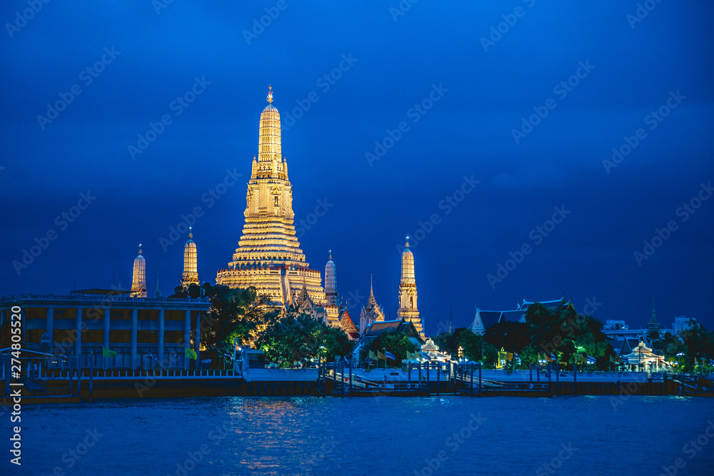 King Zheng Temple on the Mekonan River in Bangkok, Thailand