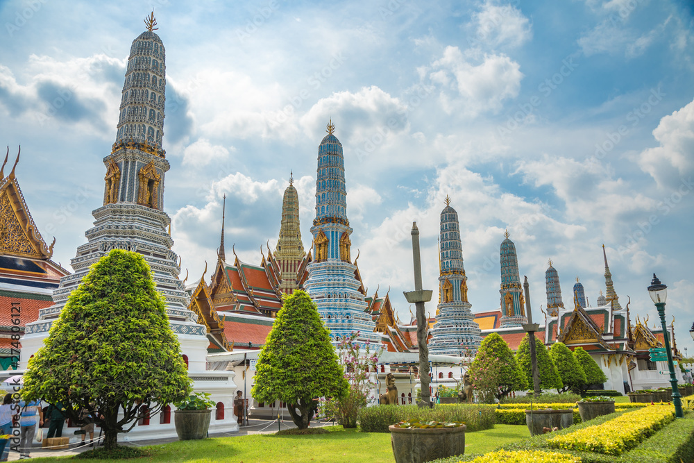 Obraz premium Jade Buddha Temple, Grand Palace, Bangkok, Thailand