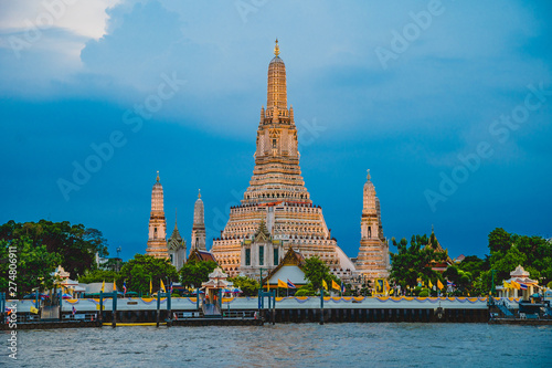 King Zheng Temple on the Mekonan River in Bangkok, Thailand