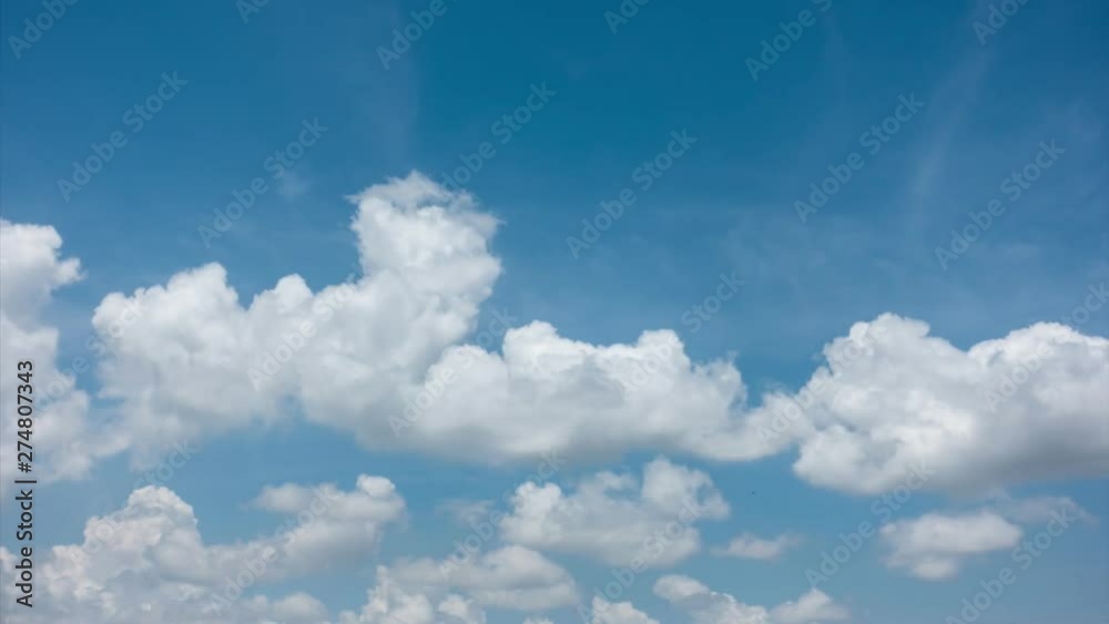 Time lapse 4k video of the blue sky and clouds moving. fluffy clouds. Time lapse 4k video of the blue sky and clouds moving. fluffy clouds.