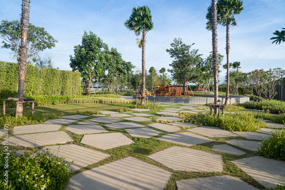 Naklejka premium Texture or pattern of paving walkway.