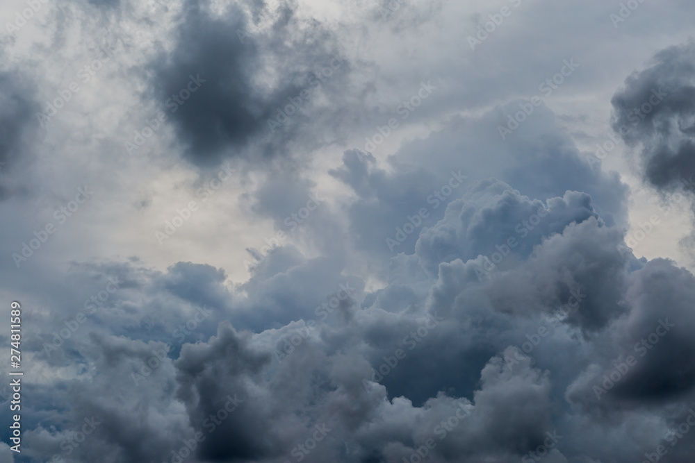 Sky and clouds before raining