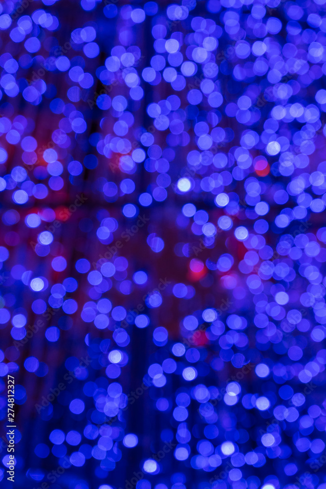 Blue bokeh on black Blue bokeh on black