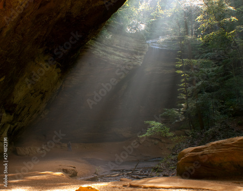 Lighting the cave