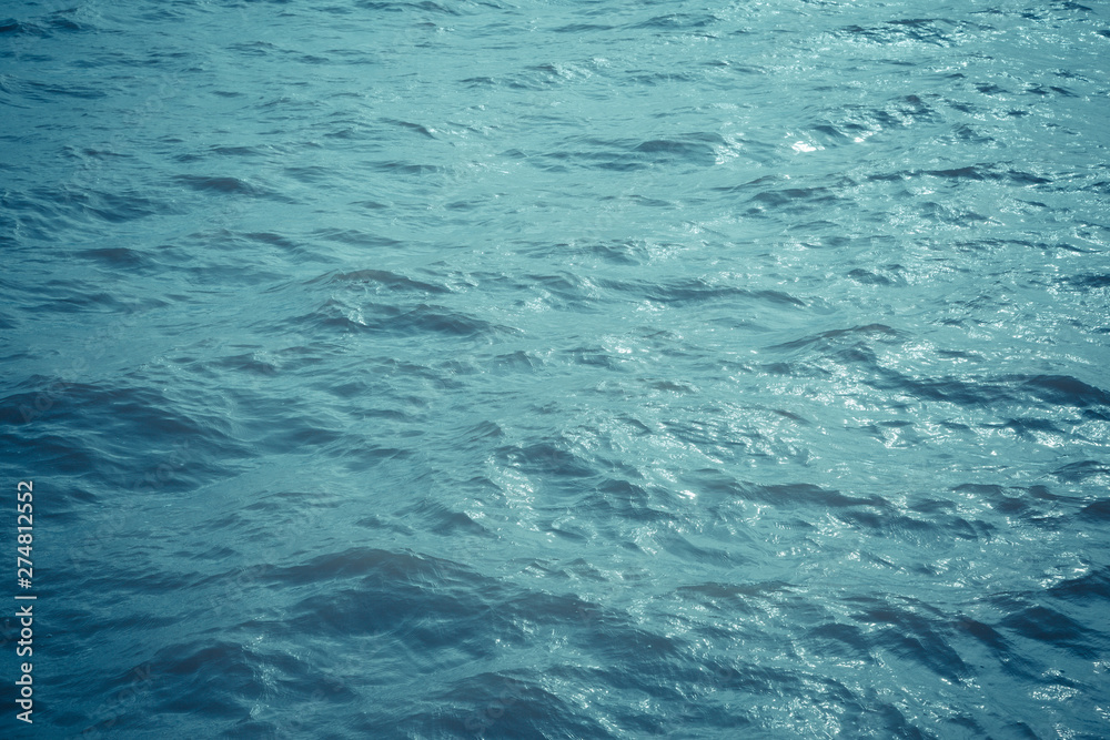 Obraz premium Blue water wave texture