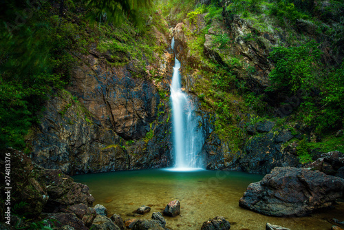 Chokkradin Waterfall in rainforest