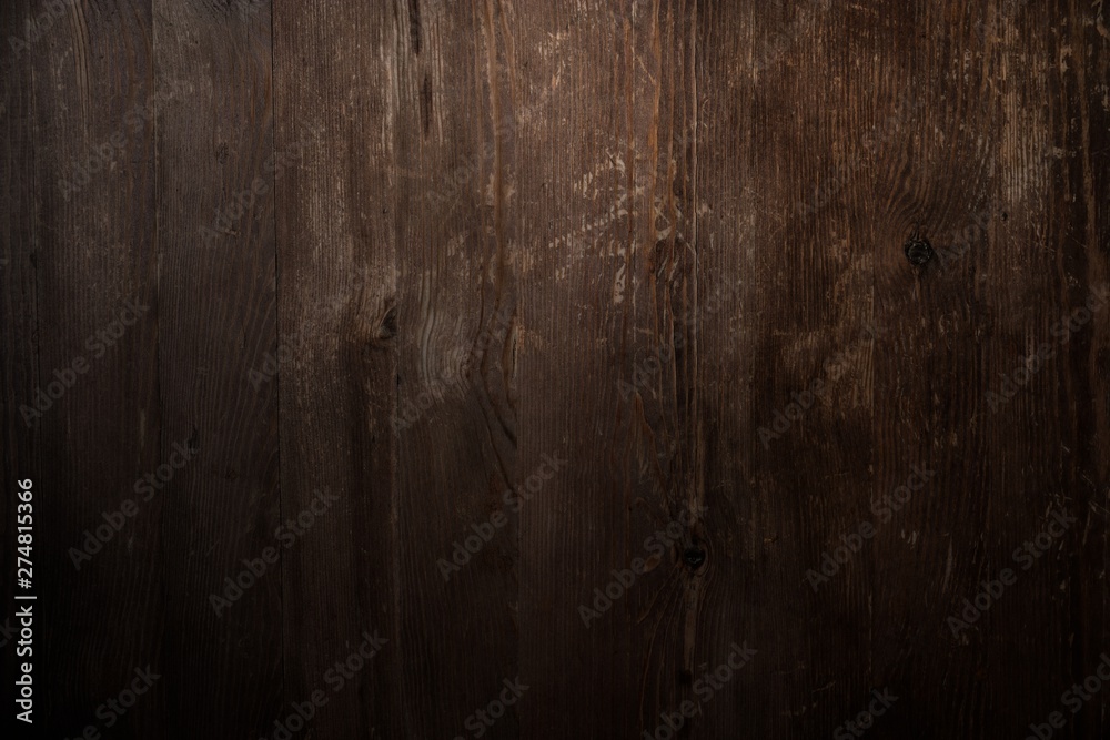 Dark wooden background