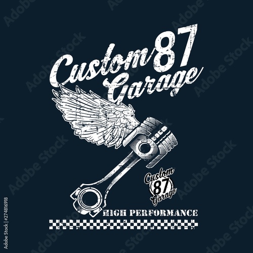 vintage custom motorcycle emblems, labels, badges, logos, prints, templates. Layered, isolated on dark background Easy rider
