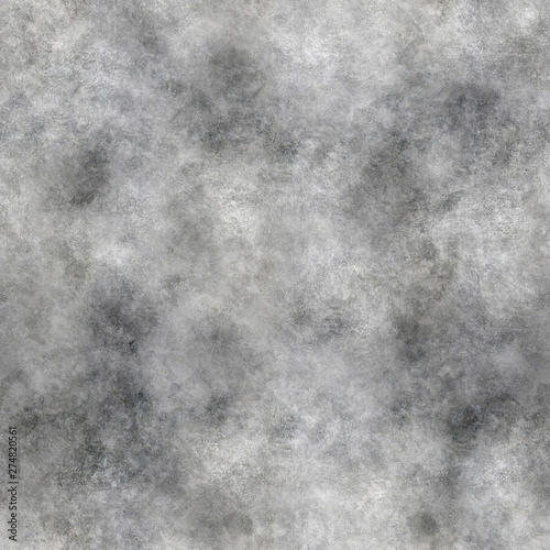 Grungy seamless texture of grey concrete wall