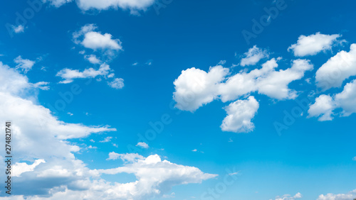 Beautiful clouds in the blue sky. Sky with clouds.