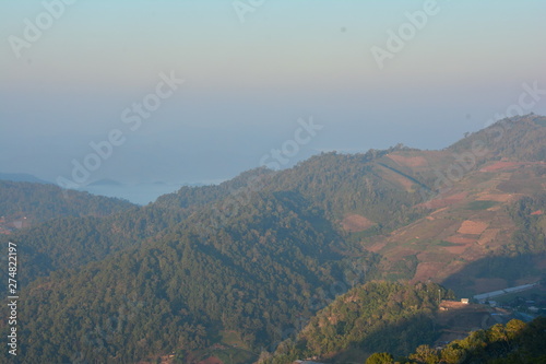 view of mountains