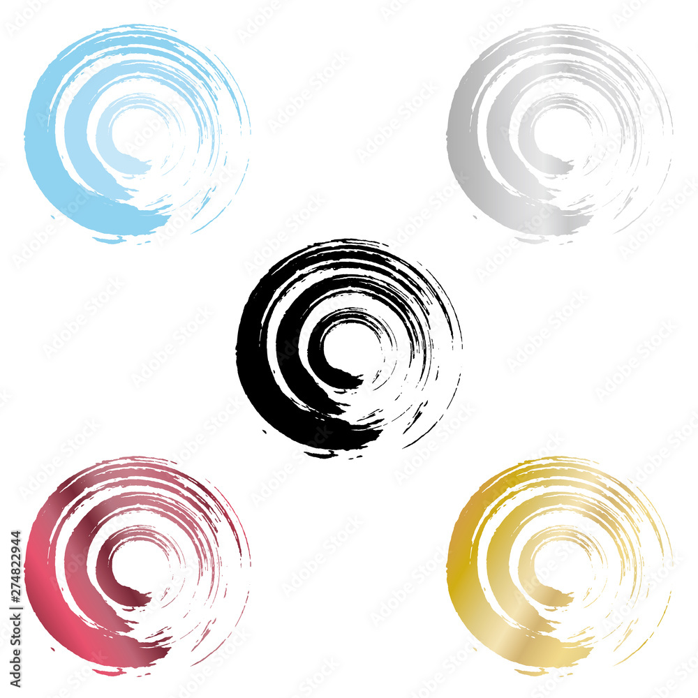 毛筆で描いた丸の背景イラスト Stock Vector Adobe Stock 毛筆で描いた丸の背景イラスト Stock Vector Adobe Stock