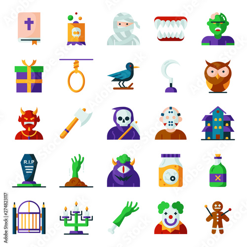 Halloween icons pack