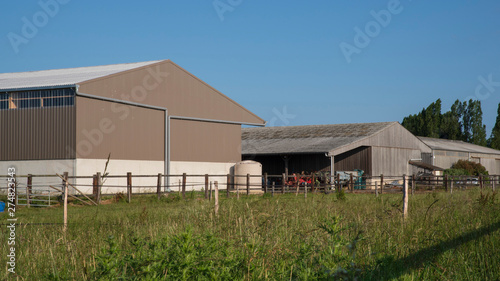 Industrial building of a farm in France © sissoupitch