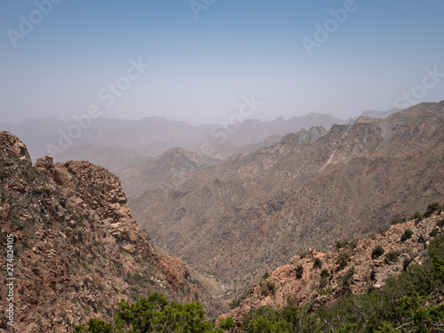 Al Hada Mountains near Taif, Western Saudi Arabia photo