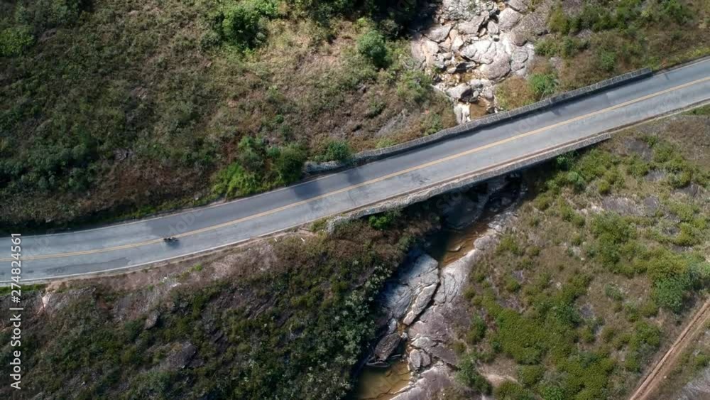 Aerial view of Brazilian highway, State of Minas Gerais Aerial view of Brazilian highway, State of Minas Gerais