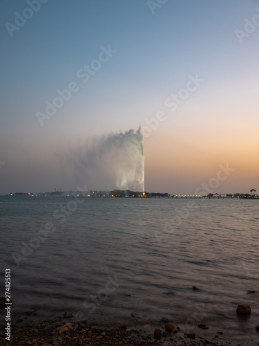 King Fahd's Fountain in Jeddah, Western Saudi Arabia