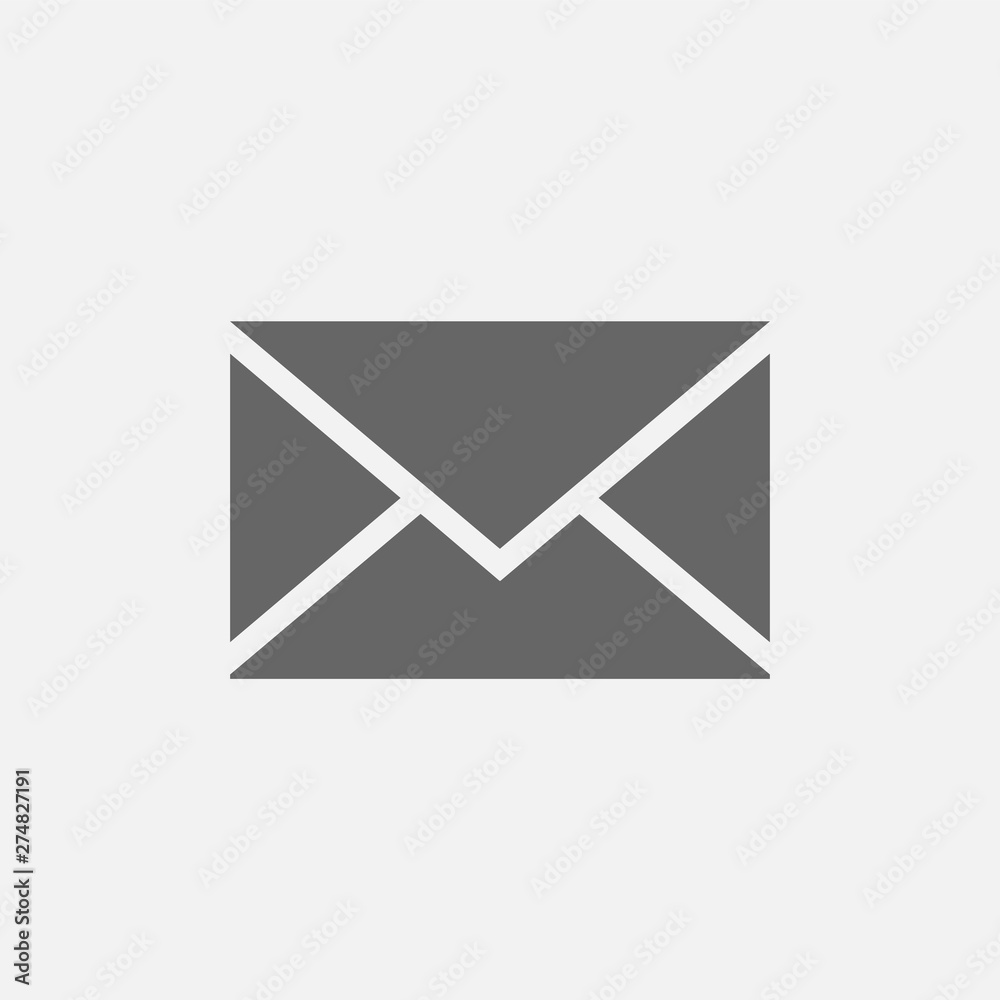 mail icon isolated on white background. Vector illustration. mail icon isolated on white background. Vector illustration.