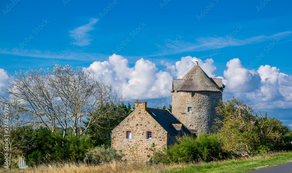 Moulin de Cherrueix, Ille-et-Vilaine, Bretagne,