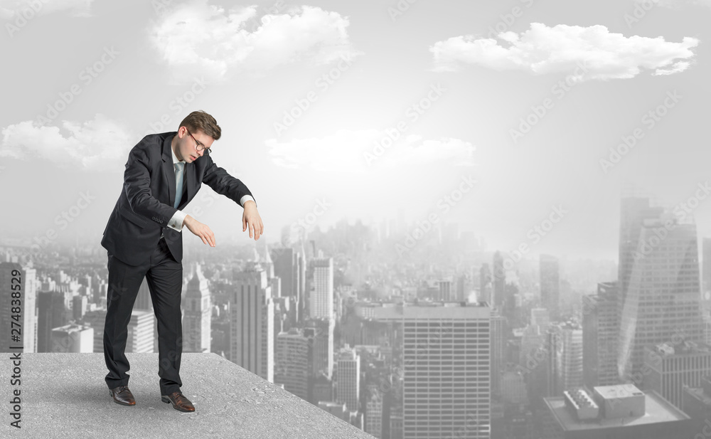 Zombi elegant businessman on the top of the city
Zombi elegant businessman on the top of the city