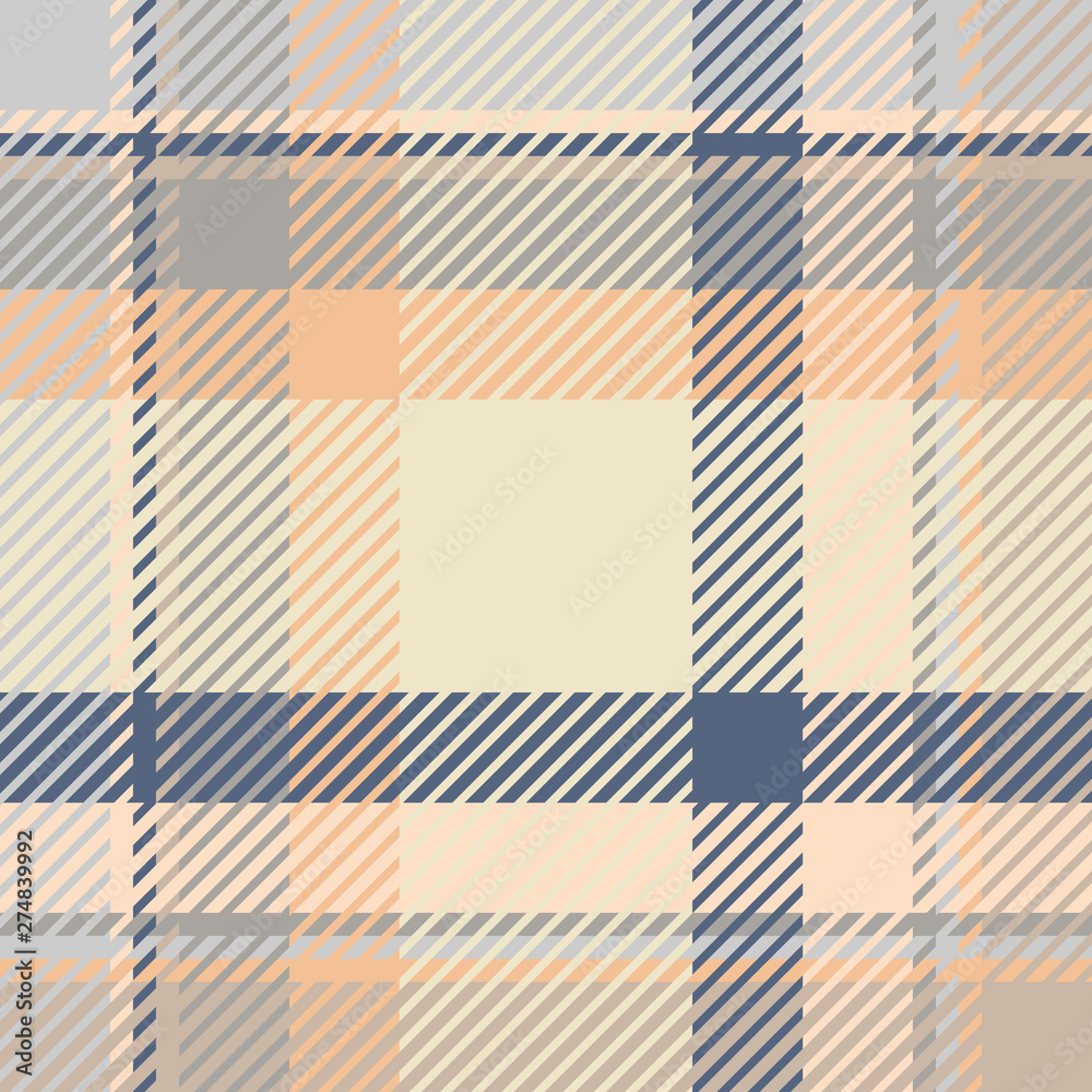 Plaid or tartan vector is background or texture in many color Plaid or tartan vector is background or texture in many color