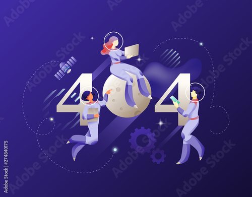 404 Error Page Illustration