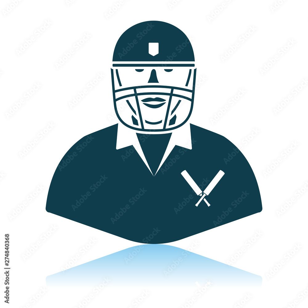 Cricket Player Icon