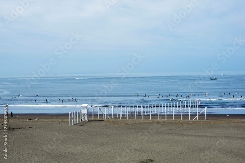 空と海と砂浜