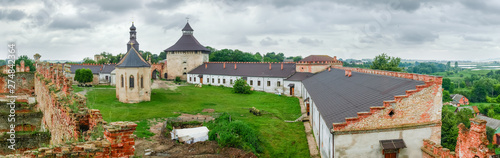 Courtyard of the mediaeval Medzhybizh fortress, Khmelnytska Oblast, Ukraine