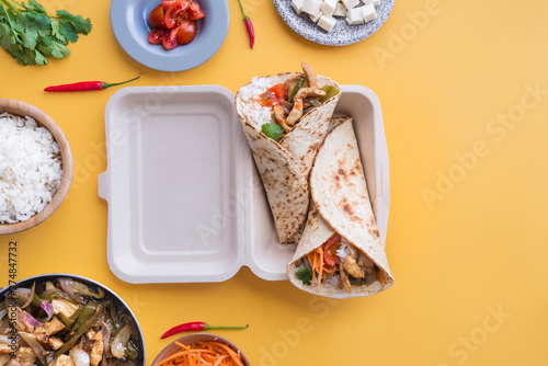 Foto Fajitas take away very healthy