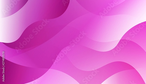 Template Background With Wave Geometric Shape. For Design, Presentation, Business. Vector Illustration